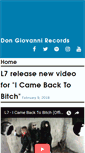 Mobile Screenshot of dongiovannirecords.com